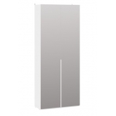 Шкаф для одежды Порто 366 с 2 зеркальными дверями (Белый Жемчуг)